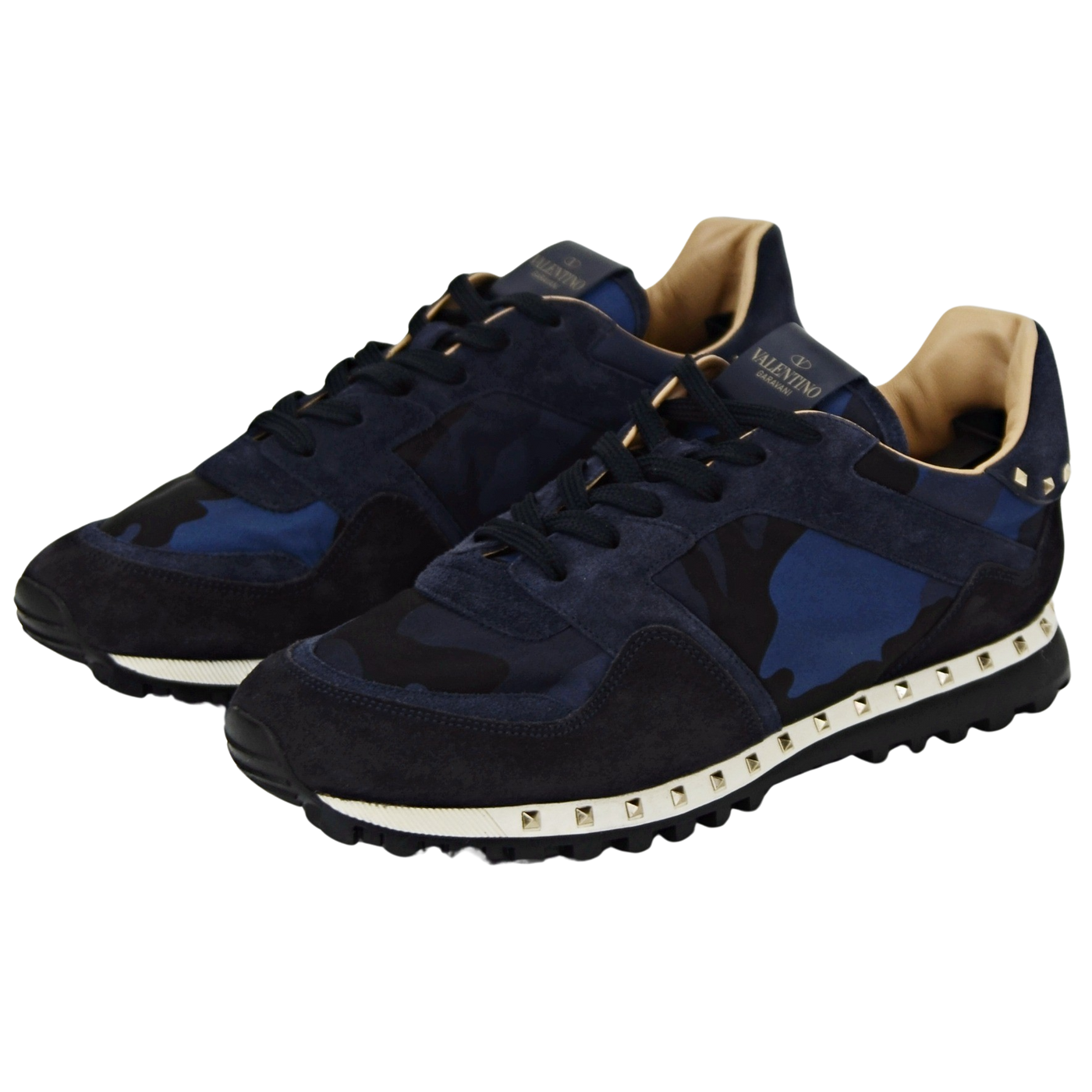 Valentino RockStud | Navy Camo | Size 11