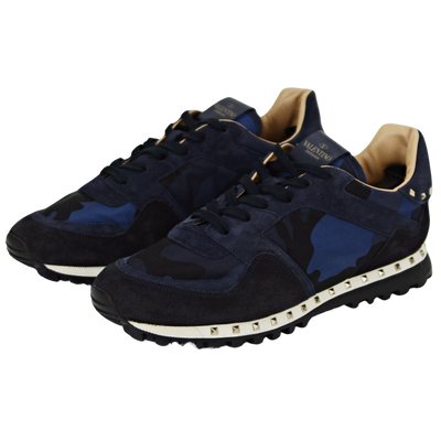 Valentino RockStud | Navy Camo | Size 11