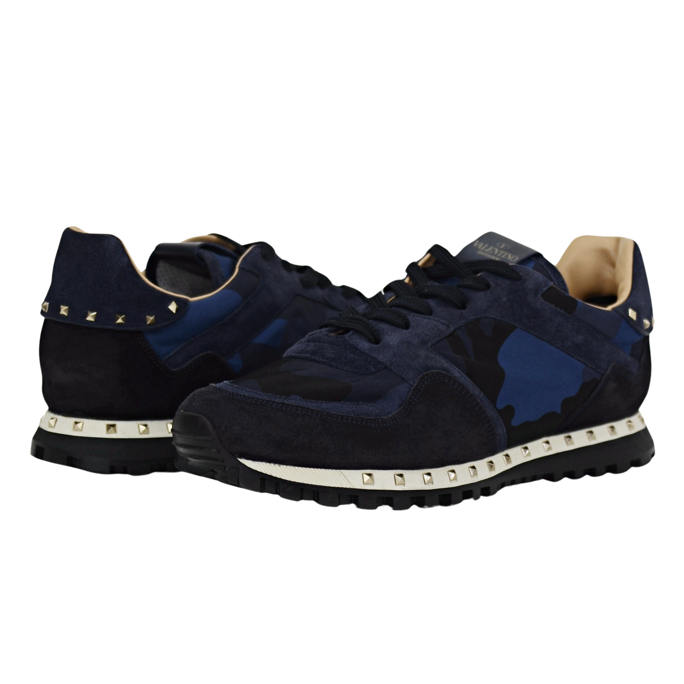 Valentino RockStud | Navy Camo | Size 11