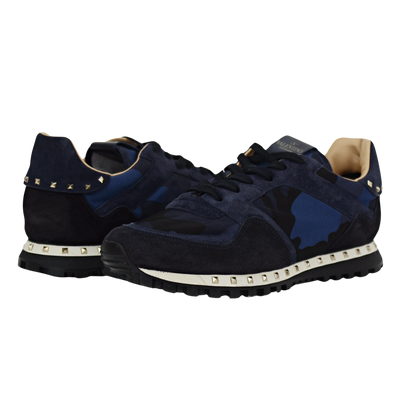 Valentino RockStud | Navy Camo | Size 11