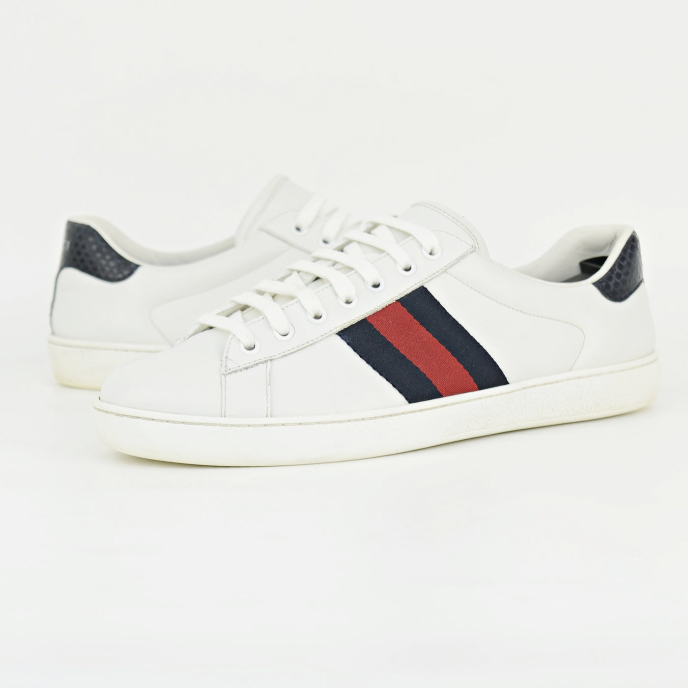 Gucci Ace Embroidered Sneaker | White | Size 8