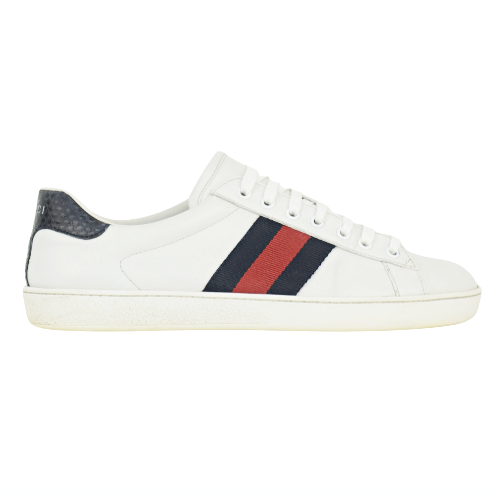 Gucci Ace Embroidered Sneaker | White | Size 8