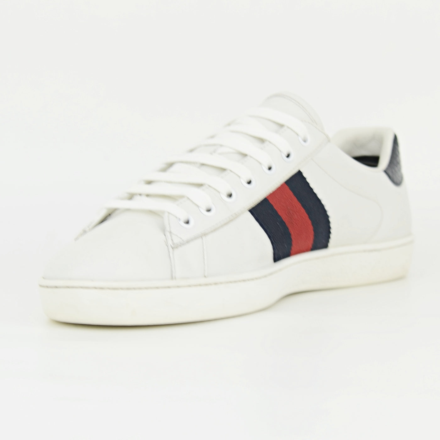 Gucci Ace Embroidered Sneaker | White | Size 8