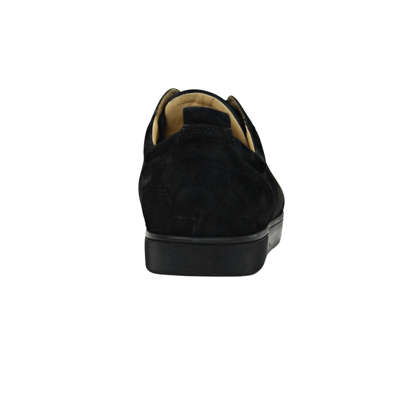 CHRISTIAN LOUBOUTIN LOUIS JUNIOR SPIKE | BLACK SUEDE | SIZE 10.5