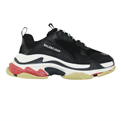 Balenciaga Triple S | Black & Red | Size 8