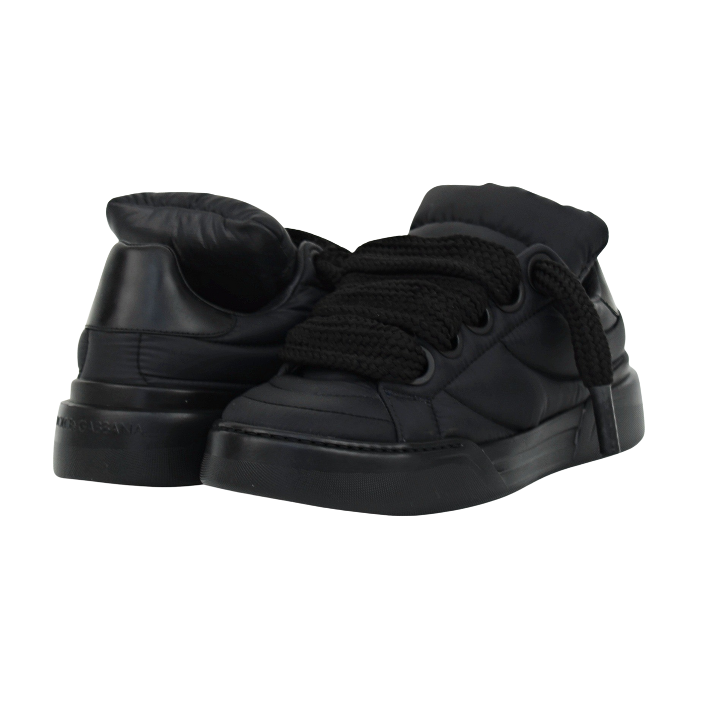 Dolce & Gabbana Padded New Roma | Black | Size 9