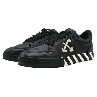 Off-White Vulcanised Leather | Black & White | Size 10