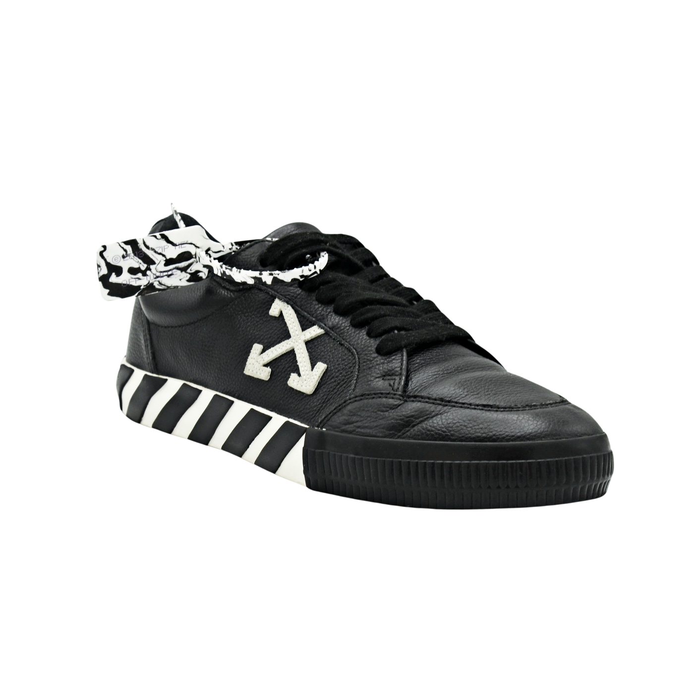 Off-White Vulcanised Leather | Black & White | Size 10