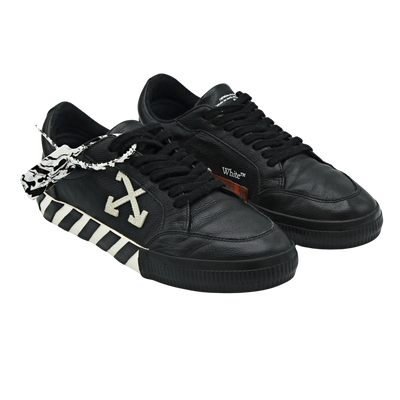 Off-White Vulcanised Leather | Black & White | Size 10