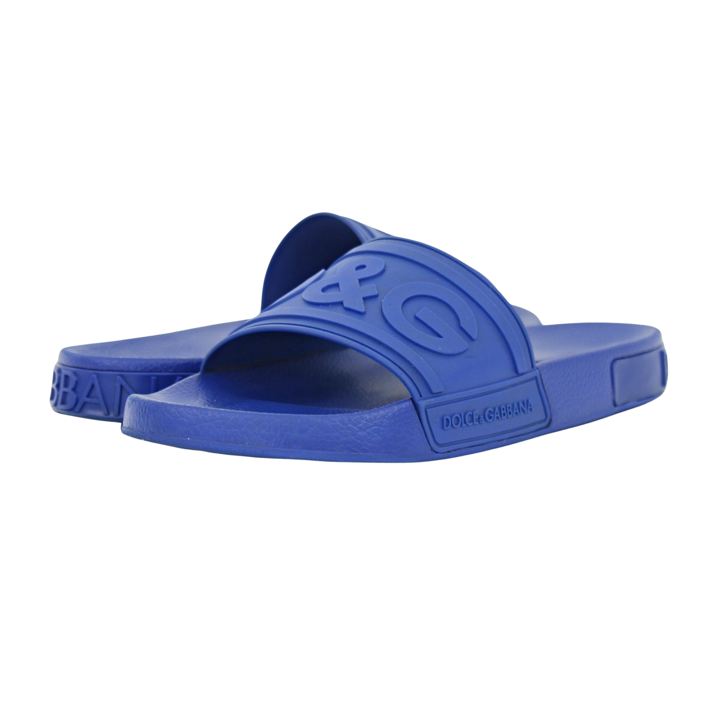 Dolce & Gabbana Logo Sliders | BLUE | SIZE 9