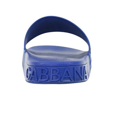 Dolce & Gabbana Logo Sliders | BLUE | SIZE 9
