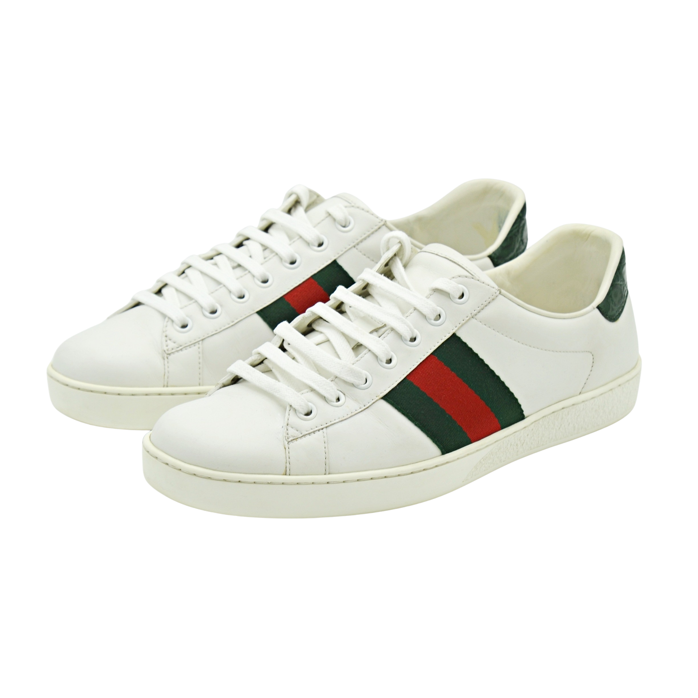 Gucci Ace Embroidered Sneaker | White | Size 8