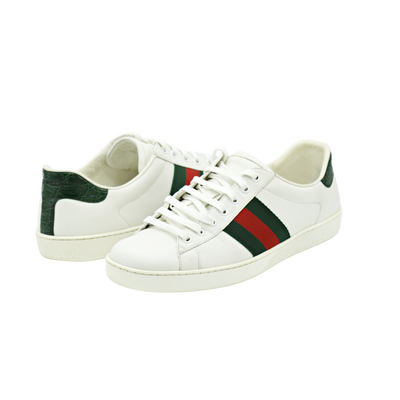 Gucci Ace Embroidered Sneaker | White | Size 8