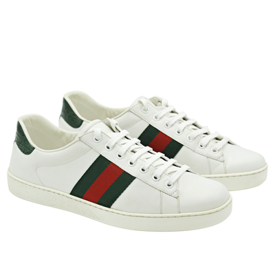 Gucci Ace Embroidered Sneaker | White | Size 8