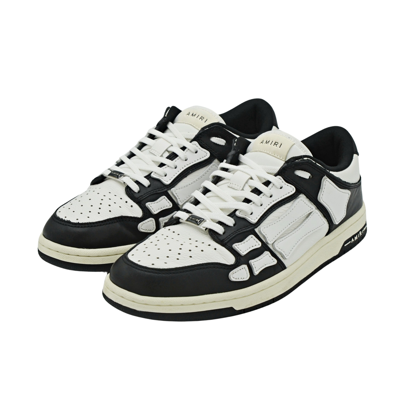 Amiri Skel Low Top | Black & White | Size 8