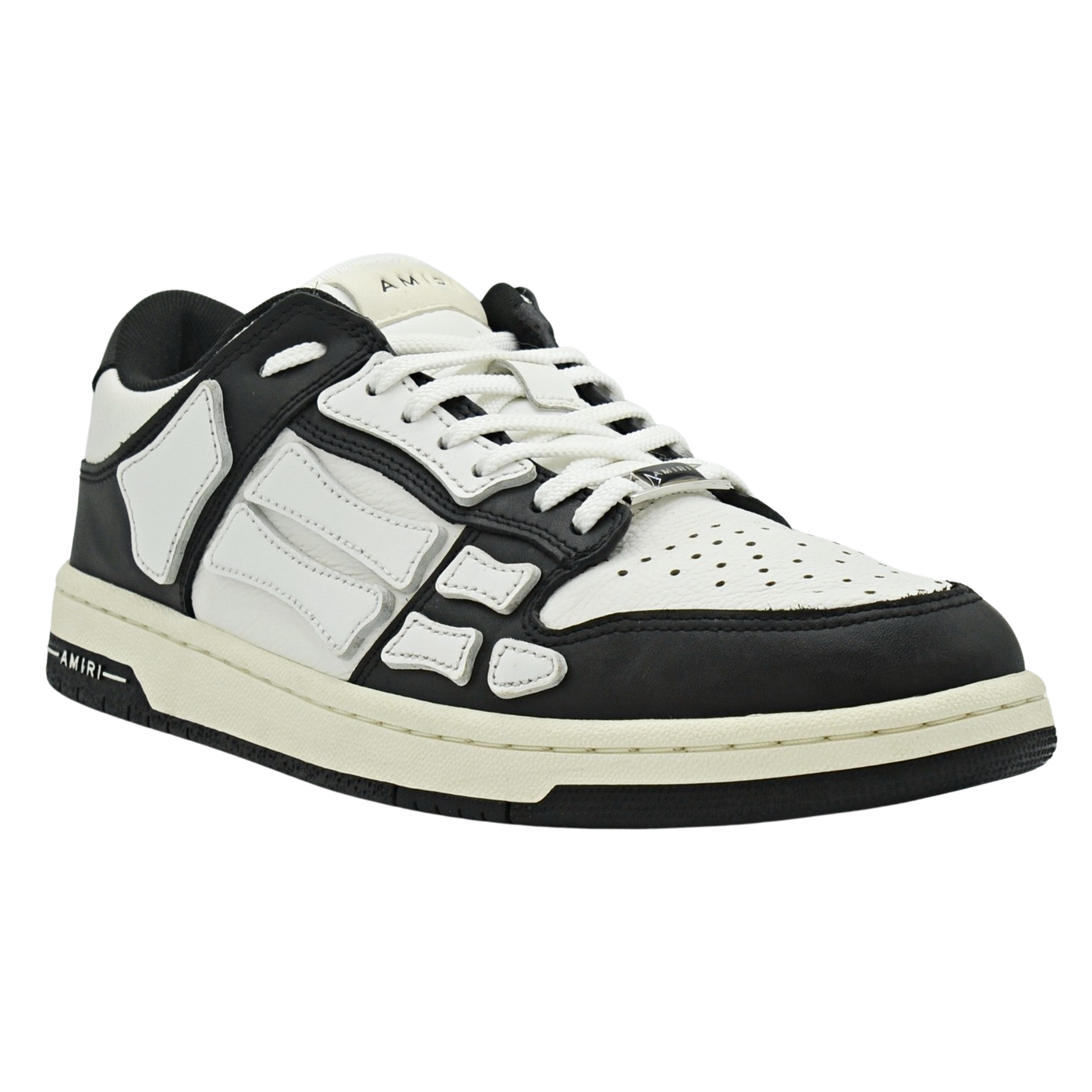 Amiri Skel Low Top | Black & White | Size 8