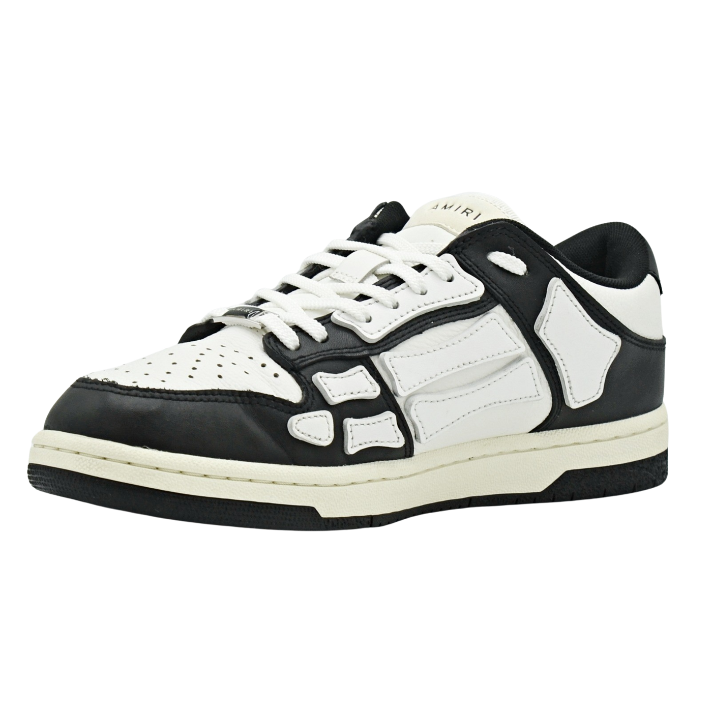 Amiri Skel Low Top | Black & White | Size 8