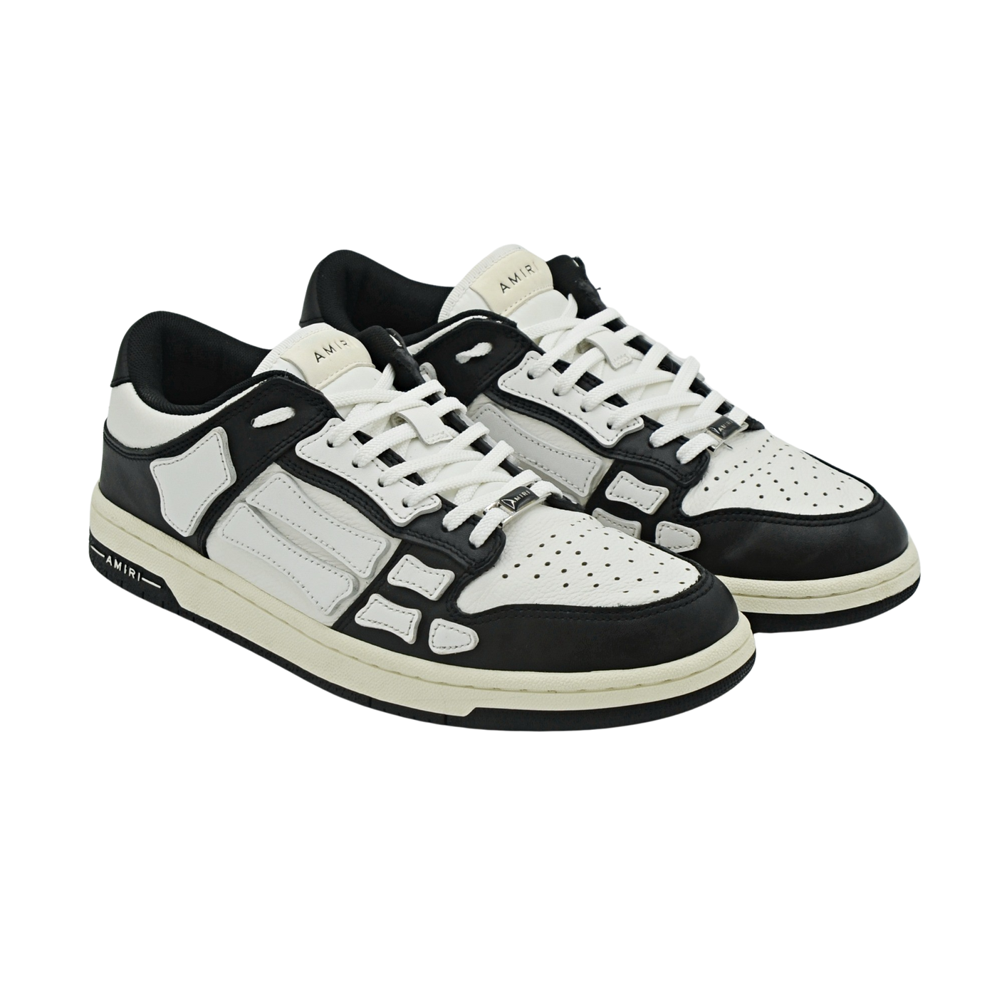 Amiri Skel Low Top | Black & White | Size 8