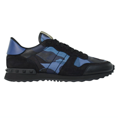 Valentino Rock Runner | Black & Blue | Size 7