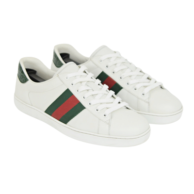 Gucci Ace Embroidered Sneaker | White | Size 7.5