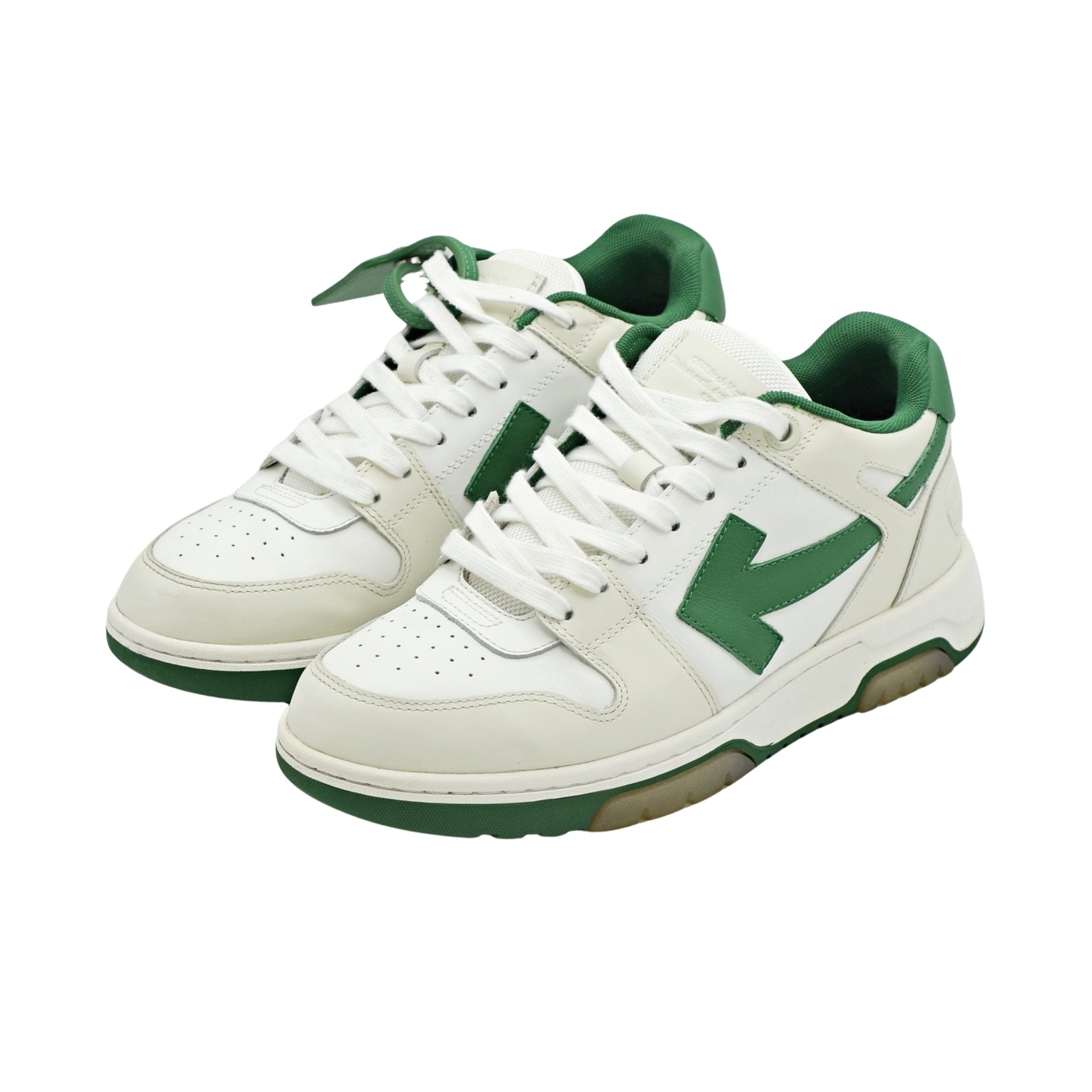 Off-White Out Of Office | White & Green | Size 6