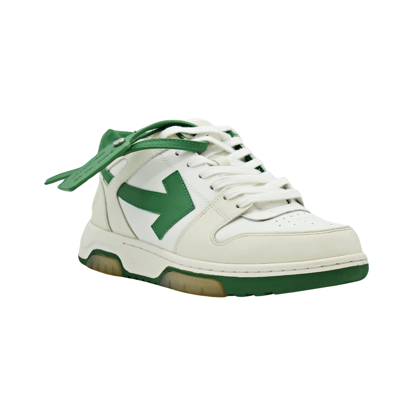 Off-White Out Of Office | White & Green | Size 6