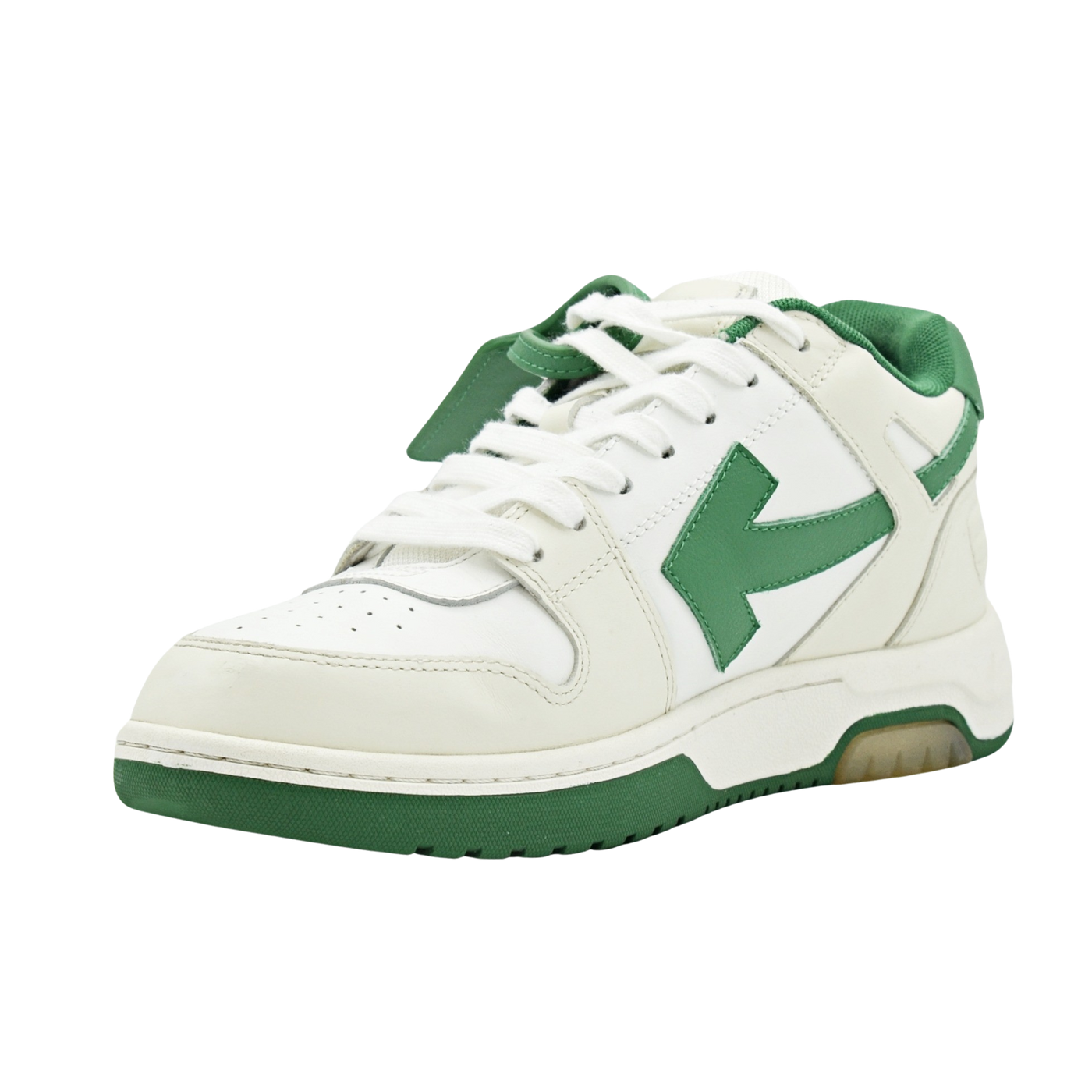 Off-White Out Of Office | White & Green | Size 6