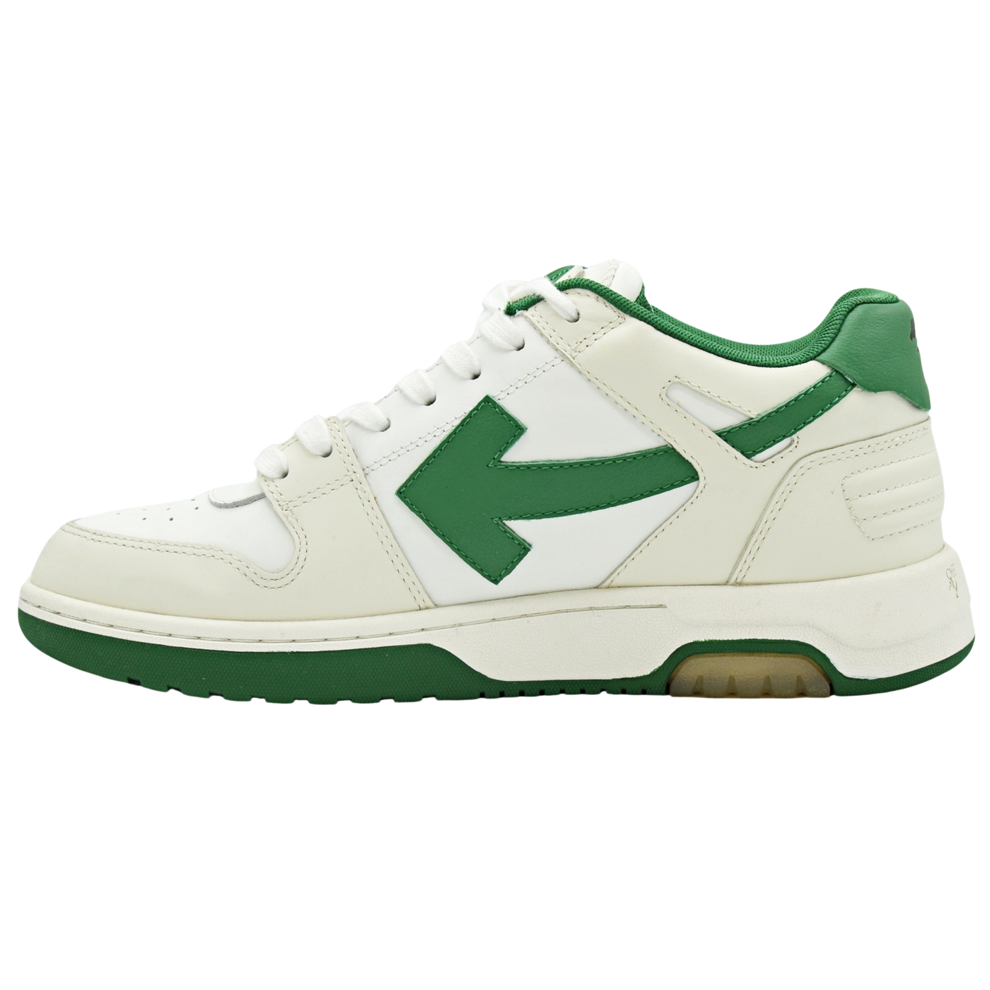 Off-White Out Of Office | White & Green | Size 6