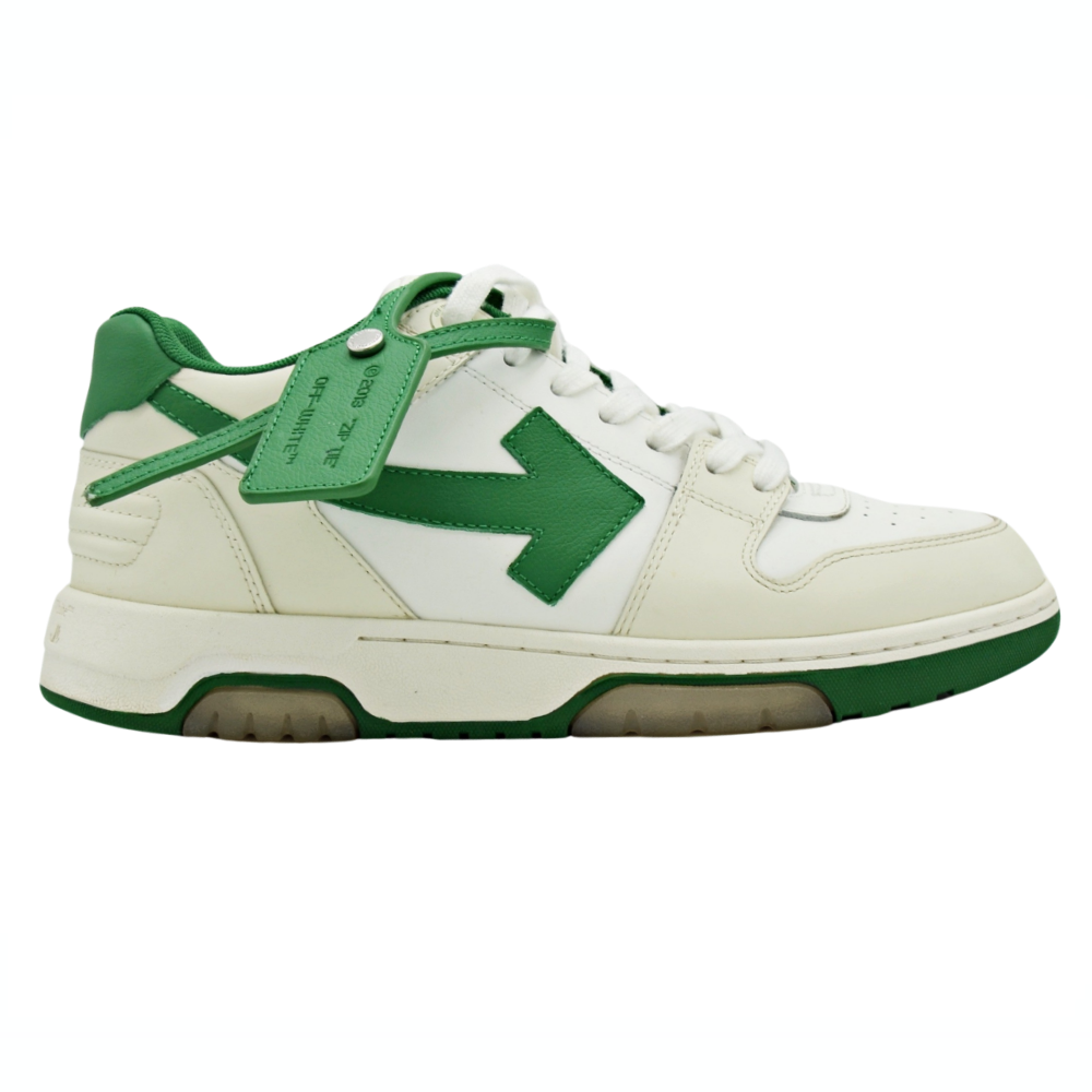 Off-White Out Of Office | White & Green | Size 6