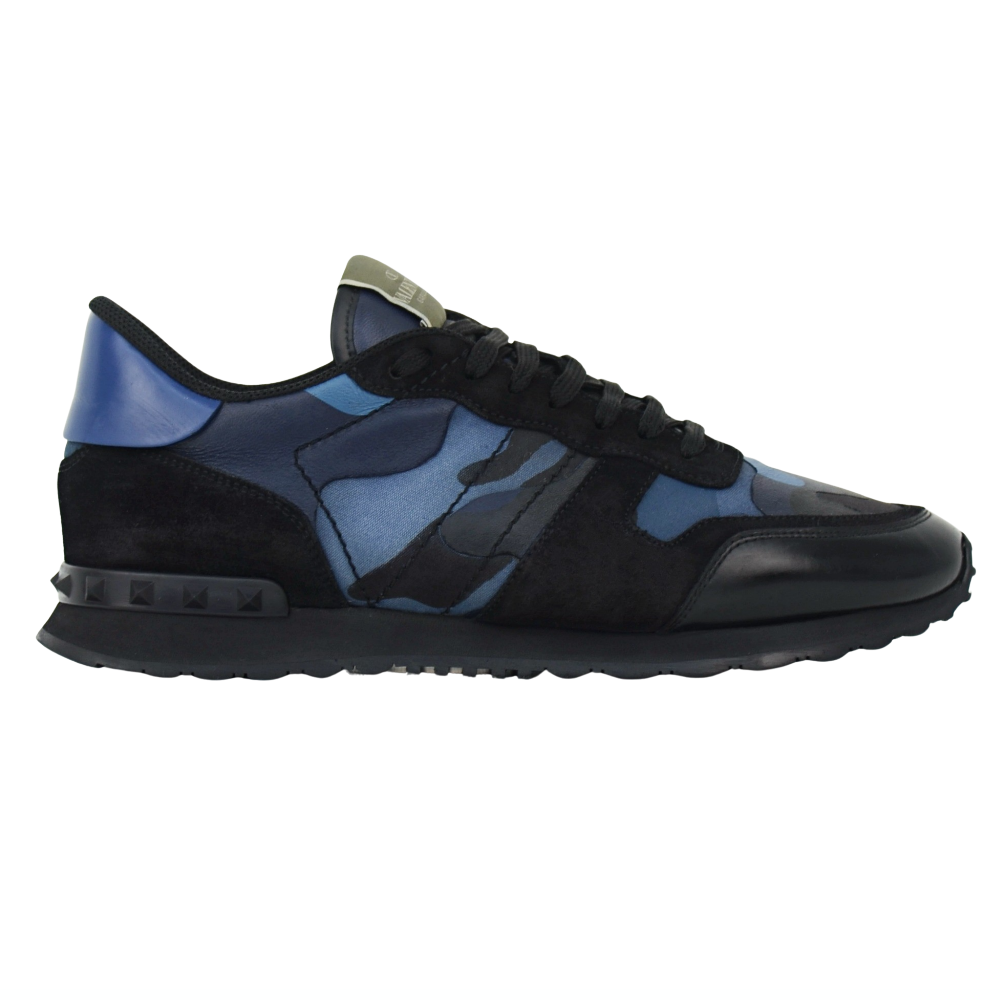 Valentino Rock Runner | Black & Blue | Size 10