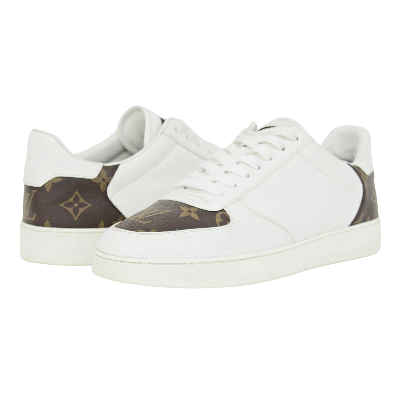 LOUIS VUITTON RIVOLI | WHITE & BROWN | SIZE 7