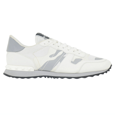 Valentino Rock Runner | White & Grey | Size 8