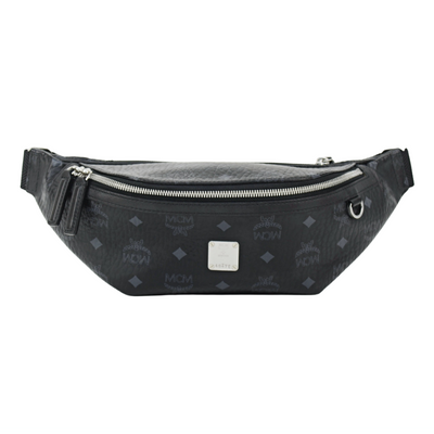 MCM VISETOS BELT BAG | MEDIUM | BLACK