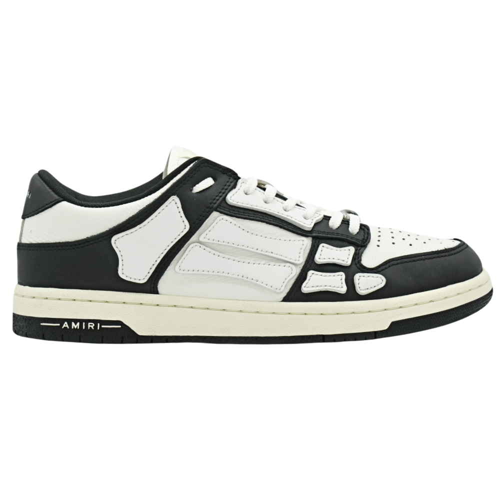 Amiri Skel Low Top | Black & White | Size 8