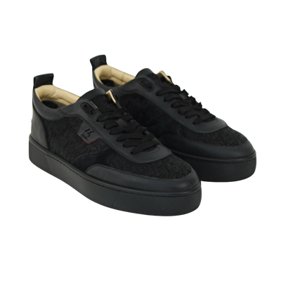 Christian Louboutin Happyrui | Black Monogram | Size 9