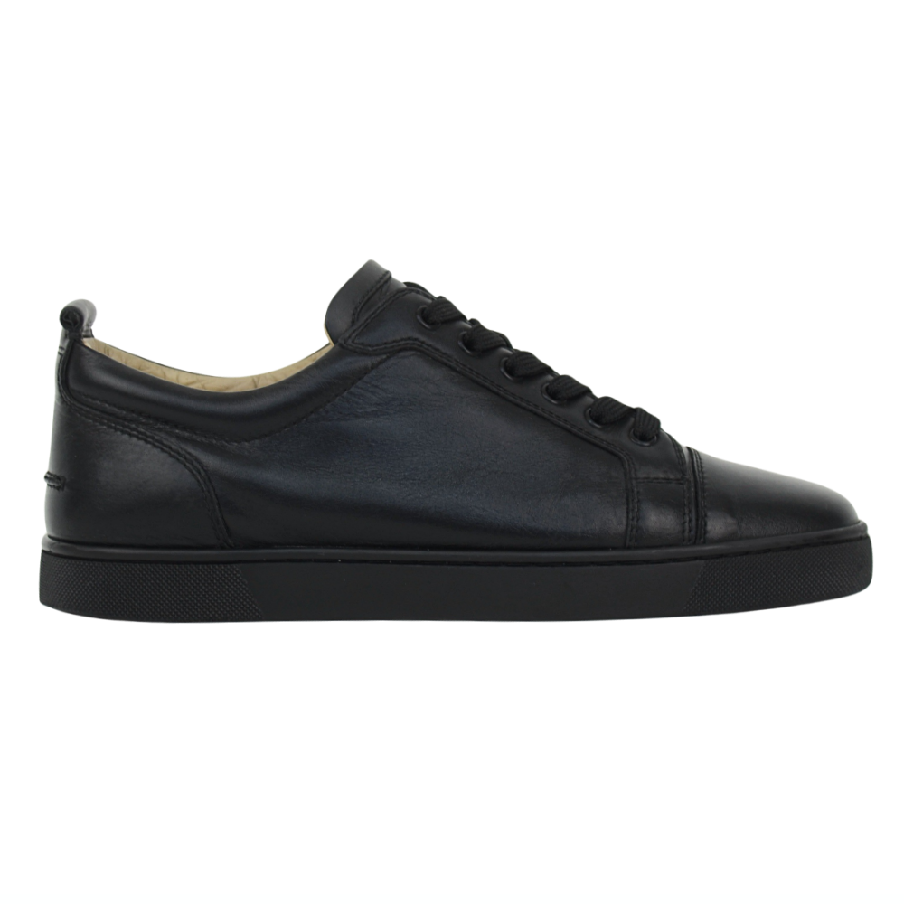 Christian Louboutin Louis Juinor Flat | Black | Size 6.5