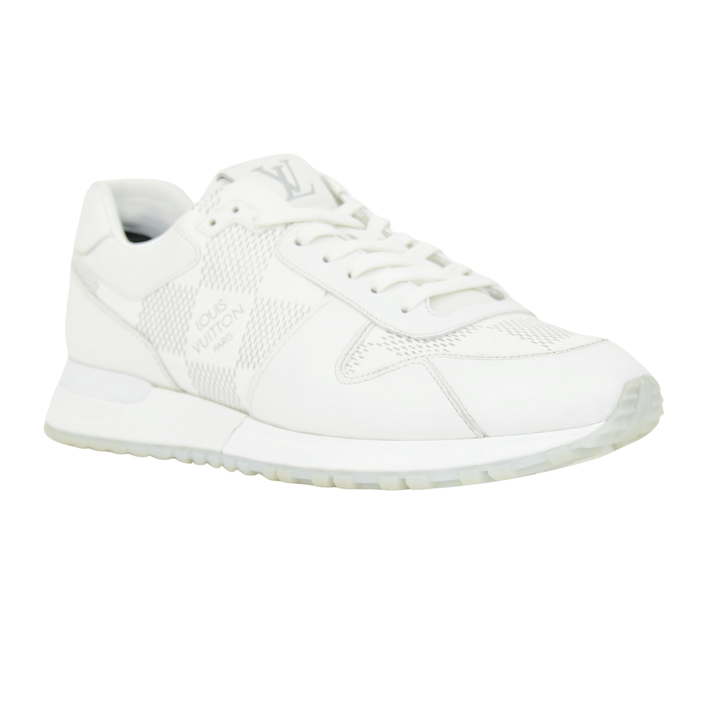 LOUIS VUITTON RUN AWAY | WHITE DAMIER | SIZE 8