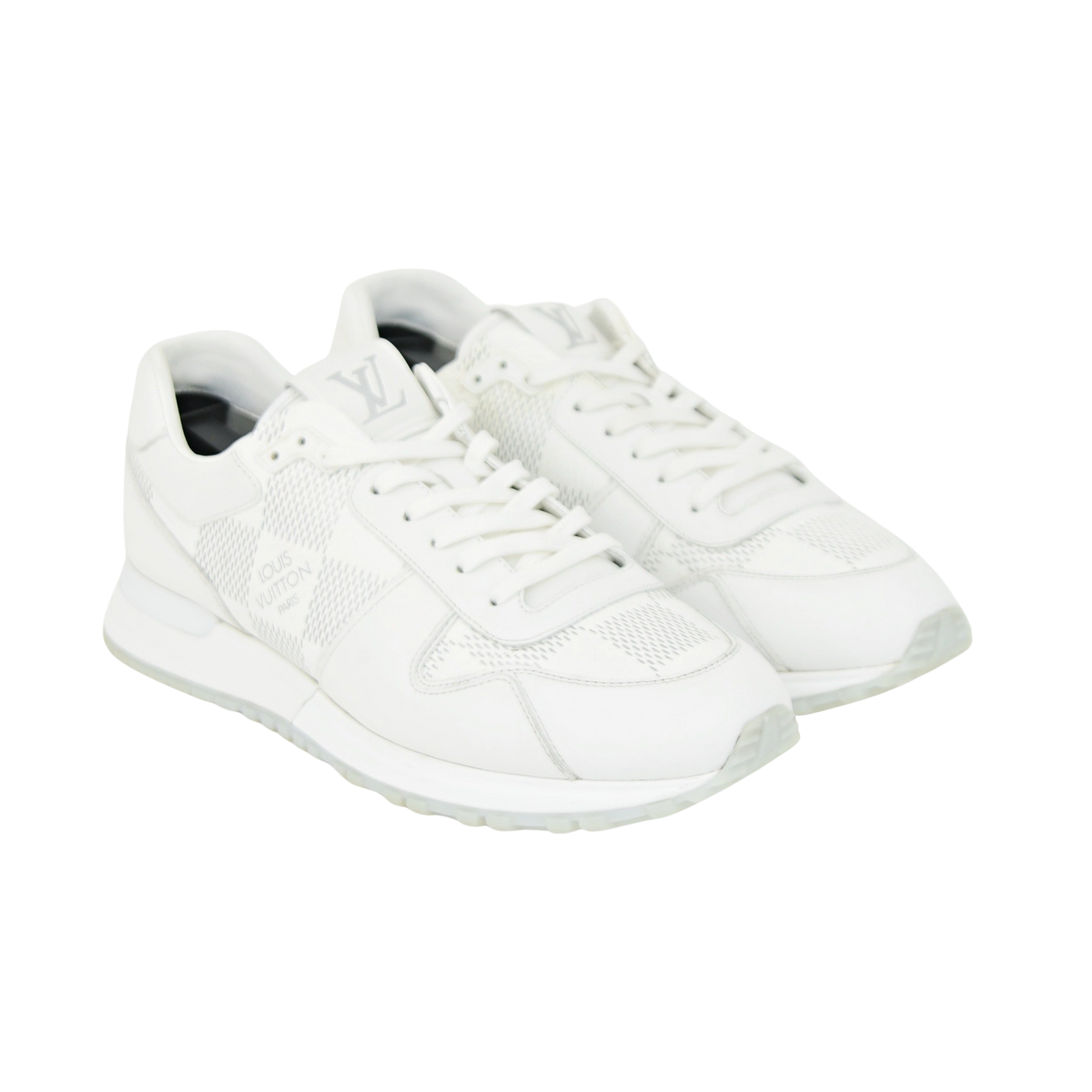 LOUIS VUITTON RUN AWAY | WHITE DAMIER | SIZE 8