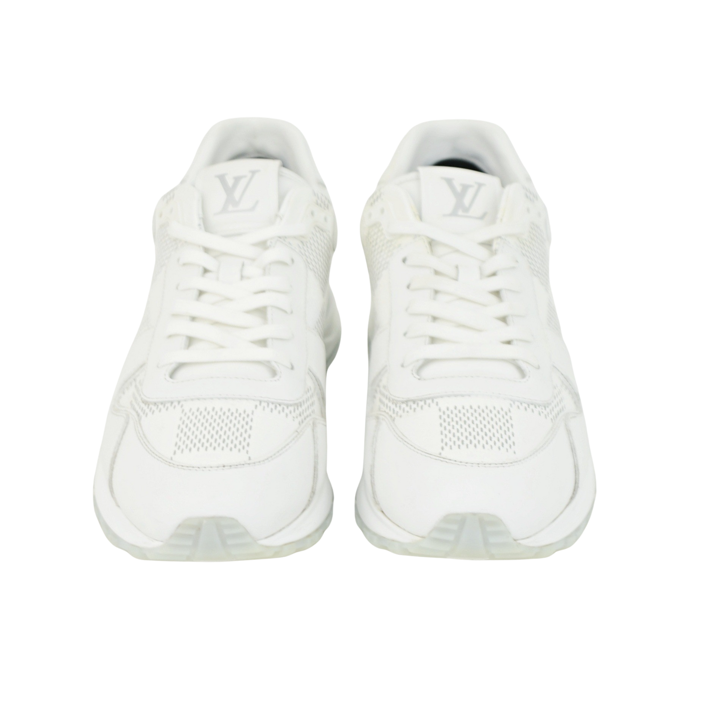 LOUIS VUITTON RUN AWAY | WHITE DAMIER | SIZE 8