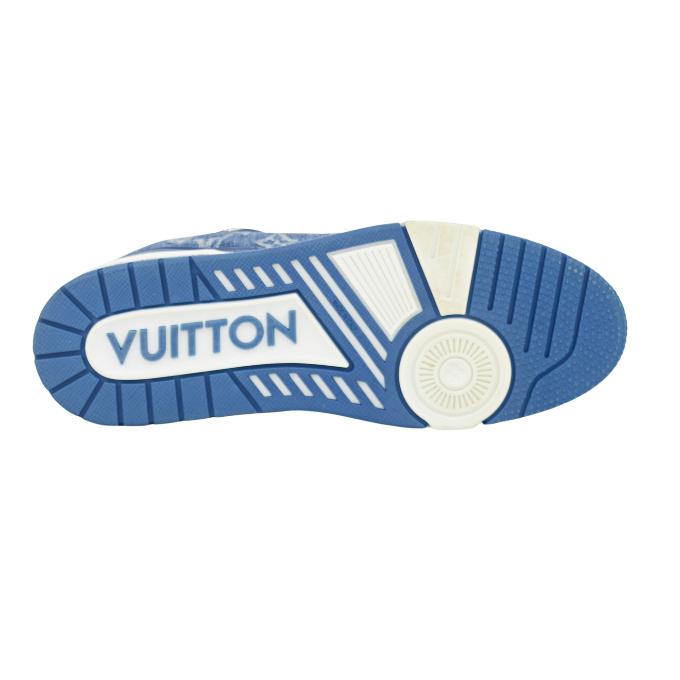 LOUIS VUITTON LV TRAINERS | Blue Denim | SIZE 9