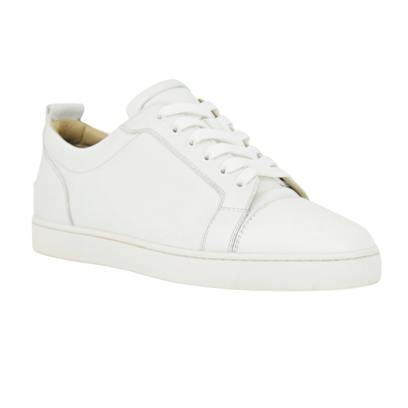 Christian Louboutin Louis Juinor Flat | White | Size 8.5