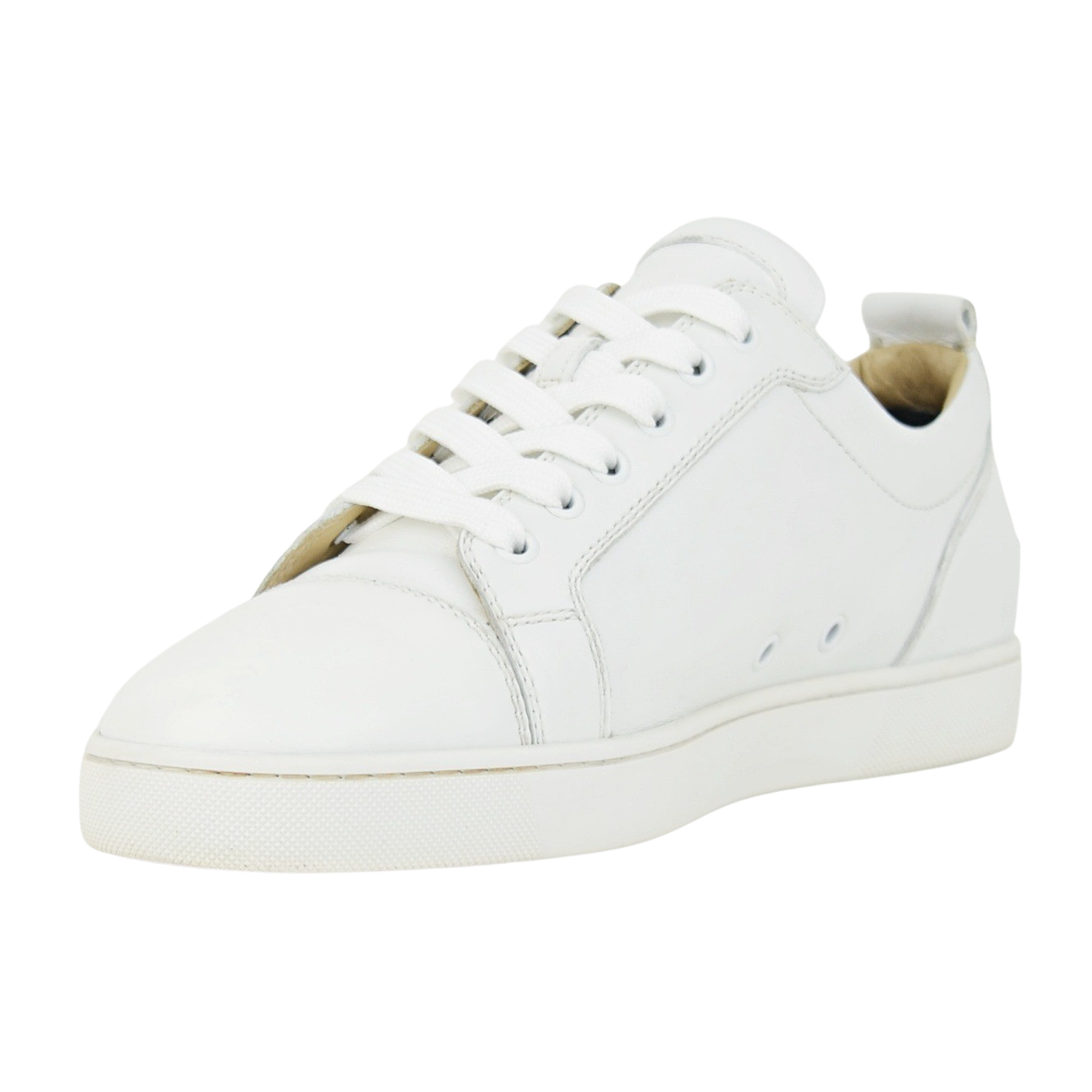 Christian Louboutin Louis Juinor Flat | White | Size 8.5