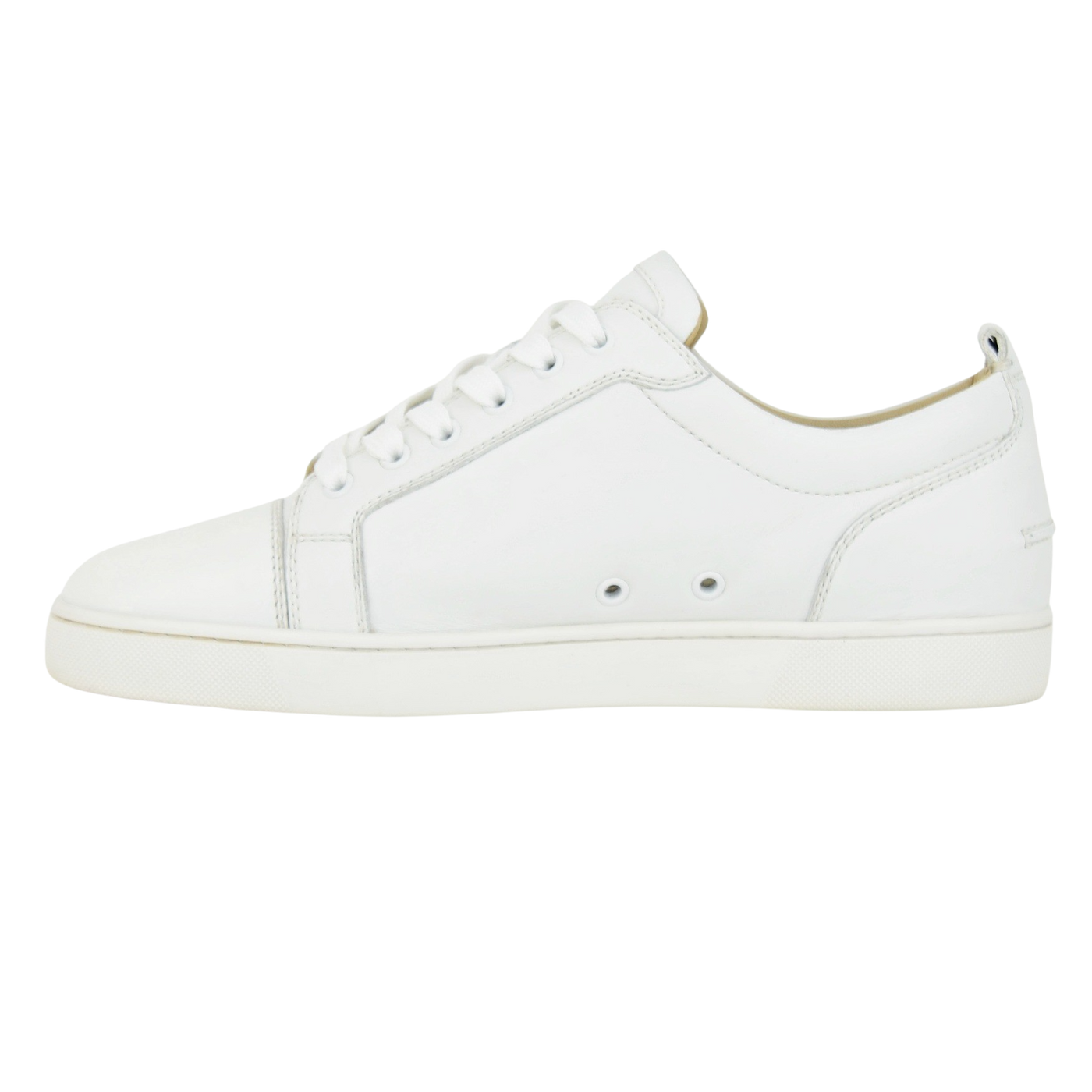 Christian Louboutin Louis Juinor Flat | White | Size 8.5