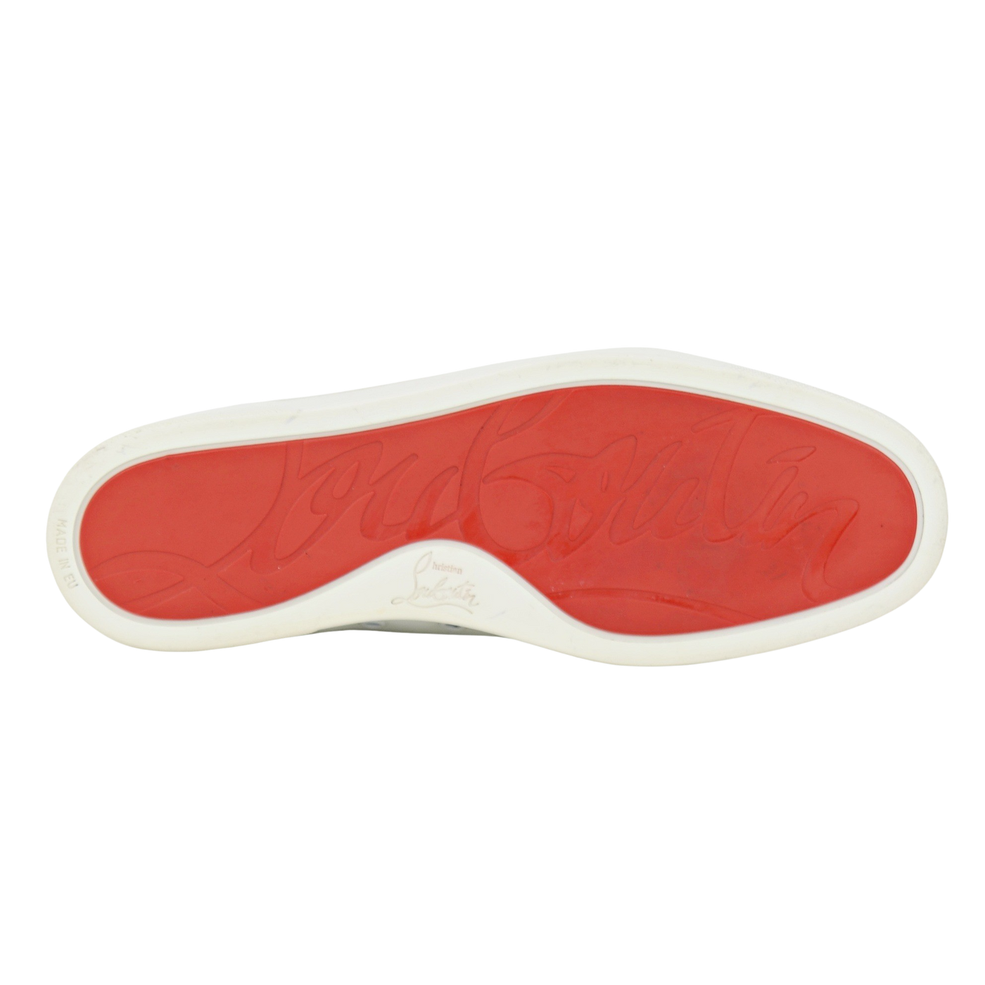 Christian Louboutin Louis Juinor Flat | White | Size 8.5