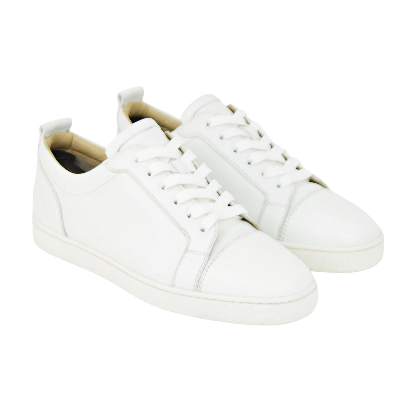 Christian Louboutin Louis Juinor Flat | White | Size 8.5