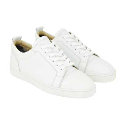 Christian Louboutin Louis Juinor Flat | White | Size 8.5