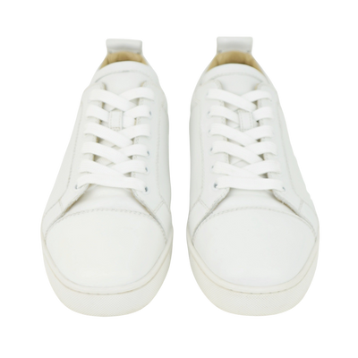 Christian Louboutin Louis Juinor Flat | White | Size 8.5