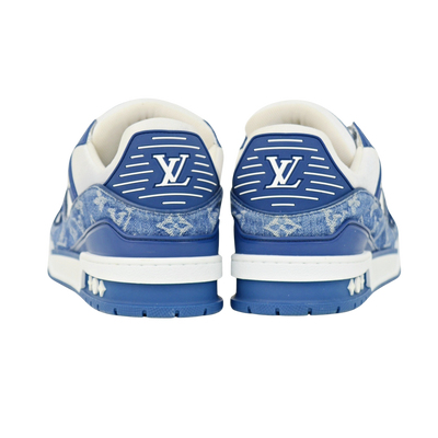 LOUIS VUITTON LV TRAINERS | Blue Denim | SIZE 9