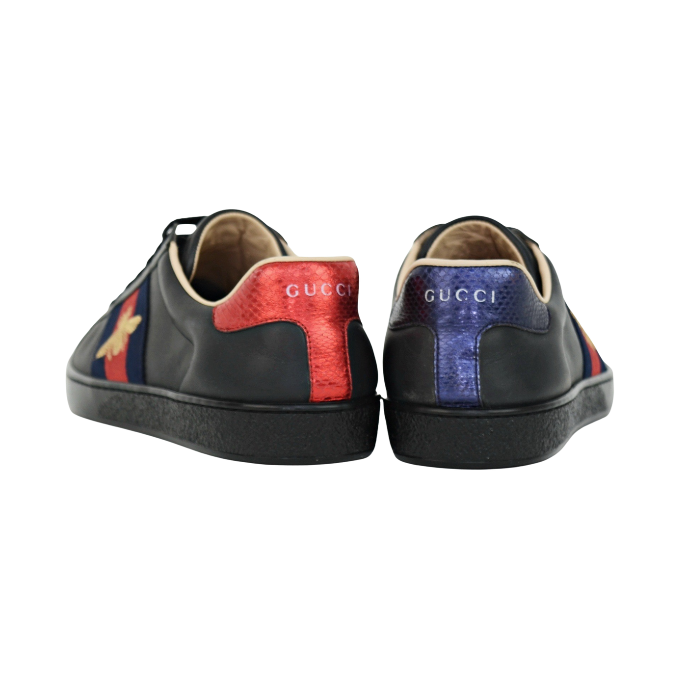 Gucci Ace Embroidered Sneaker | Black | Size 8