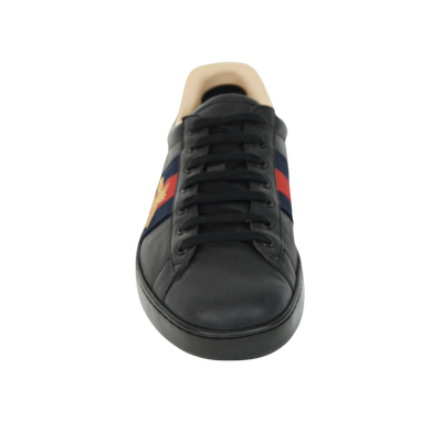 Gucci Ace Embroidered Sneaker | Black | Size 8